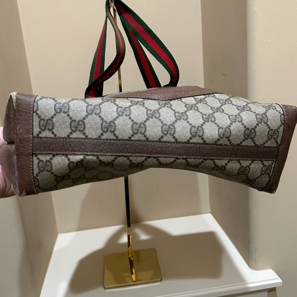 Auth Gucci Web Sherry Line Supreme Tote - Picture 5 of 10
